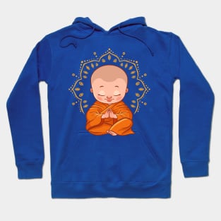 Cute Buddha Lotus Flower Mandala Yoga Lover Buddhist Gift Hoodie